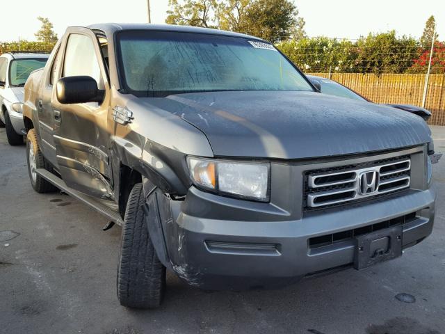 2HJYK16207H545192 - 2007 HONDA RIDGELINE GRAY photo 1