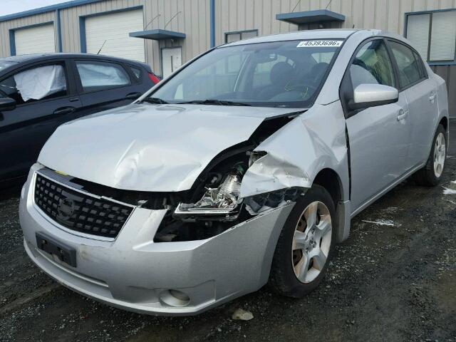 3N1AB61E18L724700 - 2008 NISSAN SENTRA 2.0 SILVER photo 2