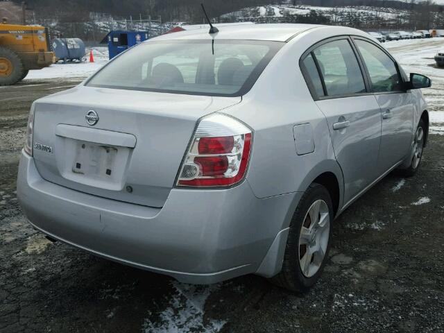 3N1AB61E18L724700 - 2008 NISSAN SENTRA 2.0 SILVER photo 4