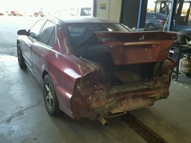 4A3AA46G73E205476 - 2003 MITSUBISHI GALANT ES MAROON photo 3