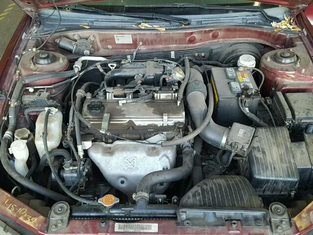 4A3AA46G73E205476 - 2003 MITSUBISHI GALANT ES MAROON photo 7