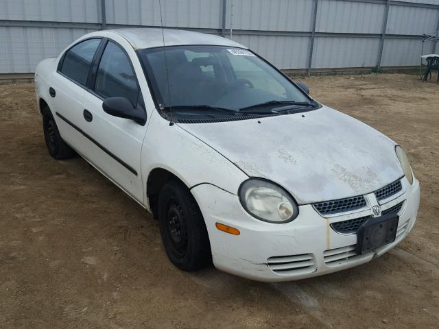 1B3ES26C93D218904 - 2003 DODGE NEON SE WHITE photo 1