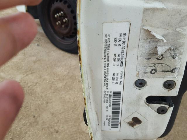 1B3ES26C93D218904 - 2003 DODGE NEON SE WHITE photo 10