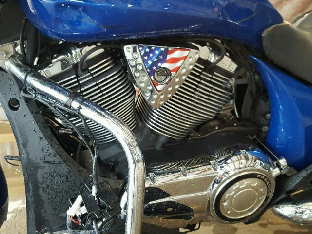 5VPXTAAA0H3057538 - 2017 VICTORY MOTORCYCLES CROSS COUN BLUE photo 7