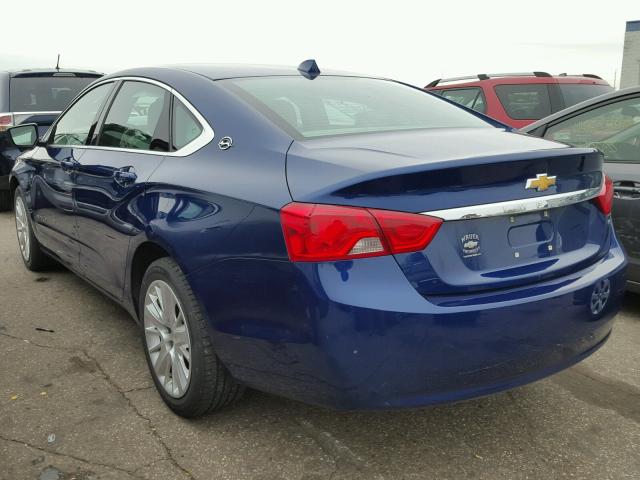 1G11Y5SL9EU137030 - 2014 CHEVROLET IMPALA 蓝色 照片 3