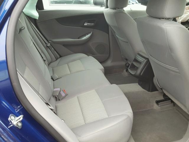 1G11Y5SL9EU137030 - 2014 CHEVROLET IMPALA BLUE photo 6