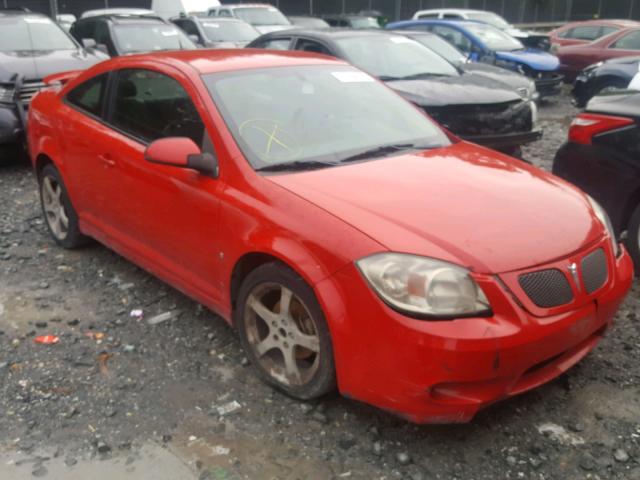 1G2AT18H197152180 - 2009 PONTIAC G5 GT RED photo 1