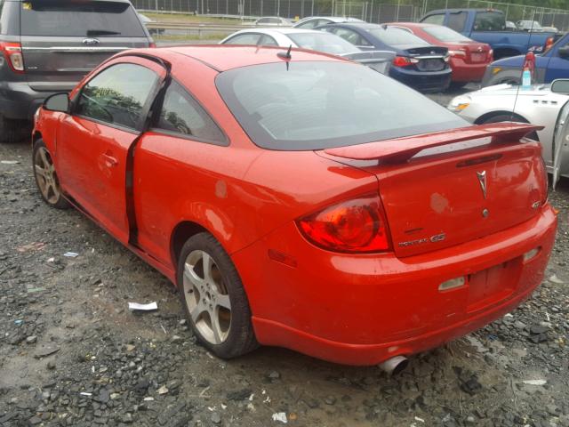 1G2AT18H197152180 - 2009 PONTIAC G5 GT RED photo 3