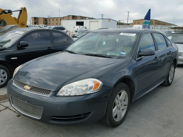 2G1WG5E35D1222994 - 2013 CHEVROLET IMPALA LT GRAY photo 2