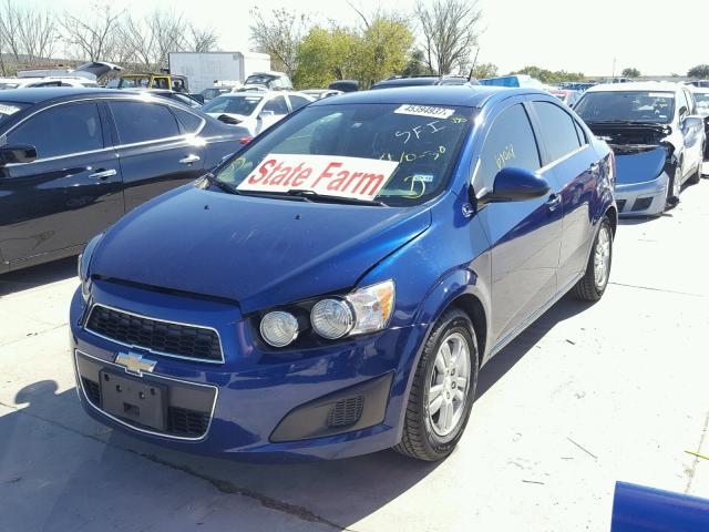 1G1JC5SH4D4193174 - 2013 CHEVROLET SONIC BLUE photo 2