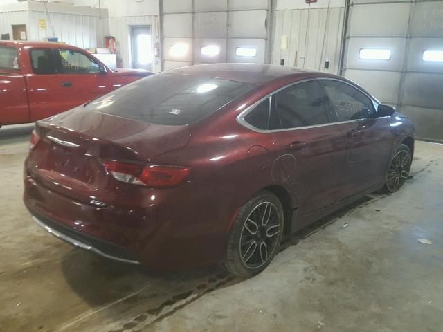 1C3CCCAB4GN152175 - 2016 CHRYSLER 200 LIMITE RED photo 4