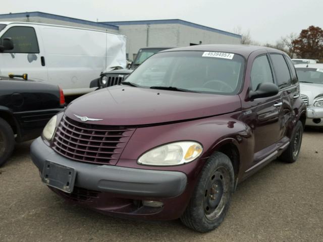 3C8FY4BB51T540228 - 2001 CHRYSLER PT CRUISER PURPLE photo 2