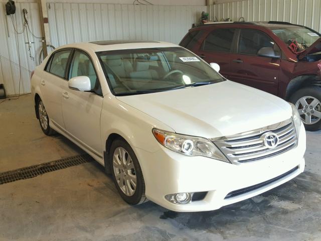 4T1BK3DB2BU423234 - 2011 TOYOTA AVALON WHITE photo 1