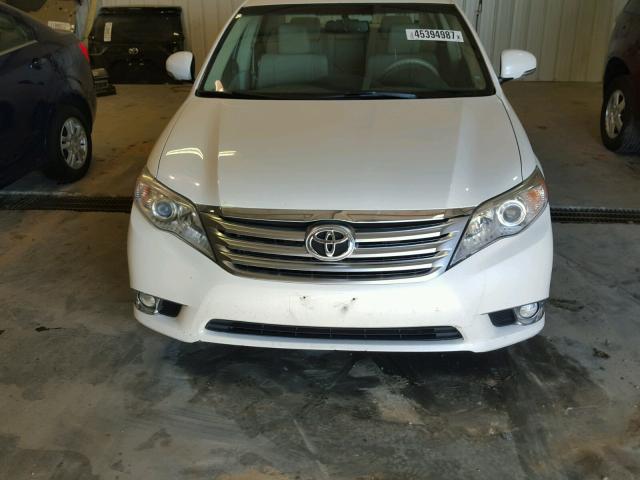4T1BK3DB2BU423234 - 2011 TOYOTA AVALON WHITE photo 9
