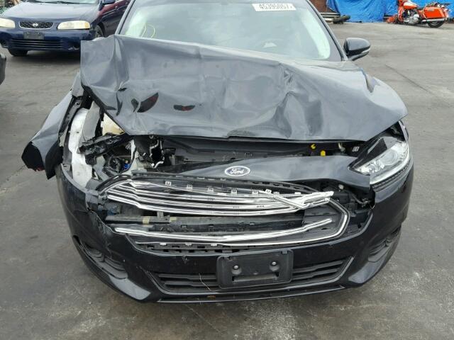 3FA6P0HD0FR288663 - 2015 FORD FUSION SE BLACK photo 9