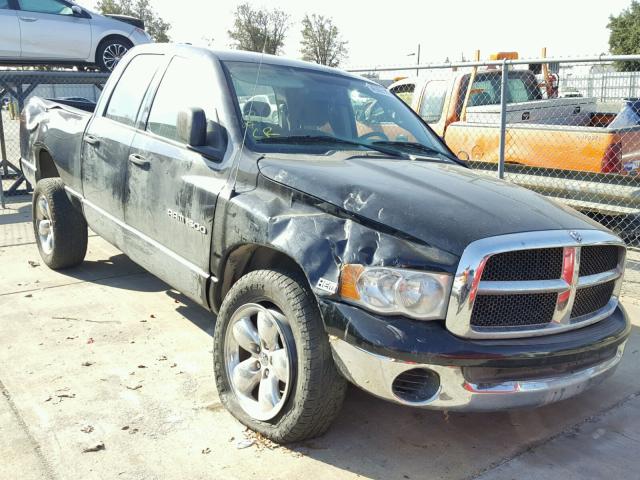 1D7HU18D54S752801 - 2004 DODGE RAM 1500 S BLACK photo 1