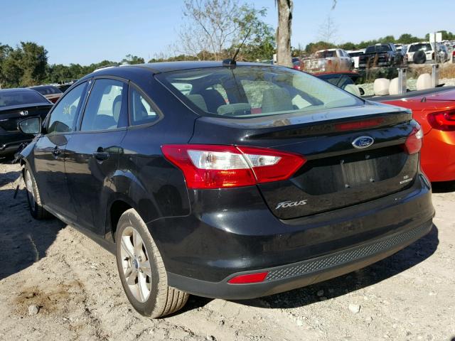 1FADP3F20DL240988 - 2013 FORD FOCUS SE BLACK photo 3