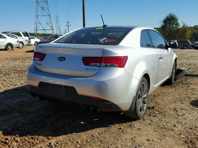 KNAFW6A32B5461112 - 2011 KIA FORTE SX SILVER photo 4