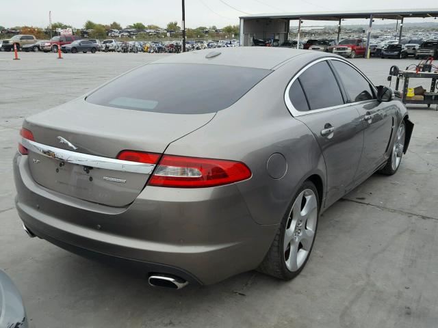 SAJWA07C891R01617 - 2009 JAGUAR XF SUPERCH GRAY photo 4