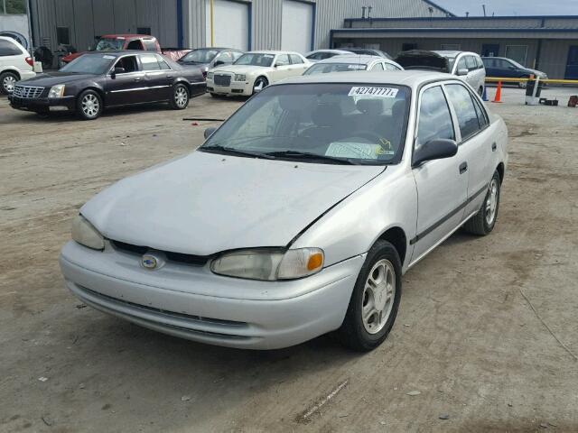 1Y1SK5284YZ436923 - 2000 CHEVROLET GEO PRIZM 银色 照片 2