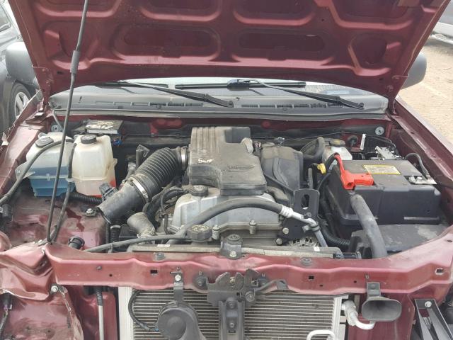 1GCCS349188203977 - 2008 CHEVROLET COLORADO L RED photo 7