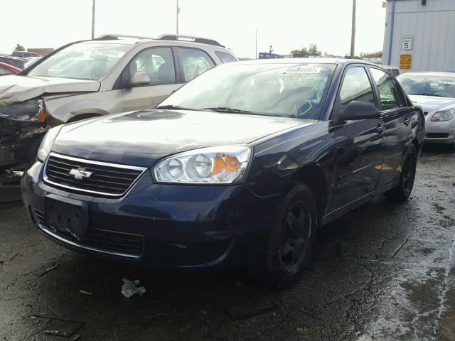 1G1ZT51F16F106986 - 2006 CHEVROLET MALIBU BLUE photo 2