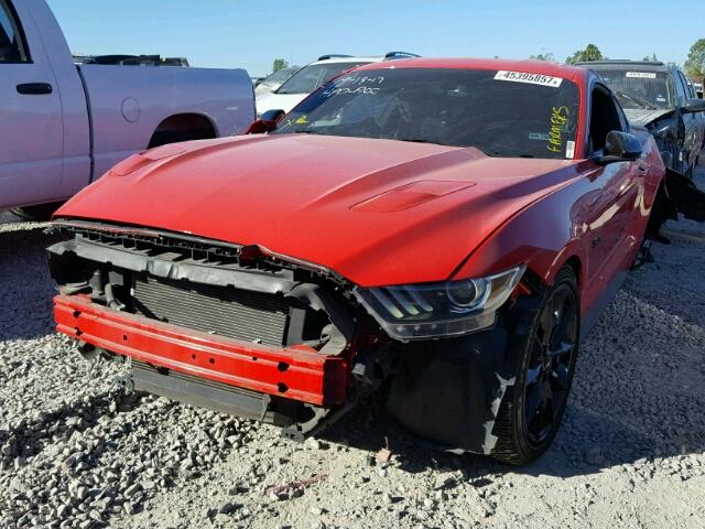 1FA6P8CF0G5237000 - 2016 FORD MUSTANG GT RED photo 2