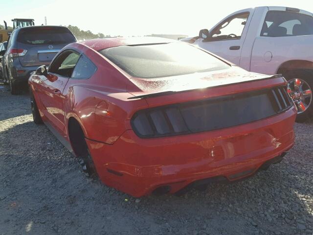 1FA6P8CF0G5237000 - 2016 FORD MUSTANG GT RED photo 3