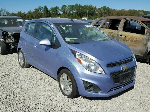 KL8CB6S92EC504070 - 2014 CHEVROLET SPARK LS BLUE photo 1