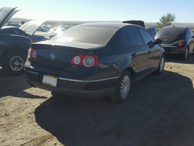 WVWJK73C17P081797 - 2007 VOLKSWAGEN PASSAT BLACK photo 4