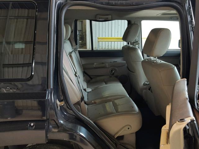 1J8HG58N66C204720 - 2006 JEEP COMMANDER 黑色 照片 6