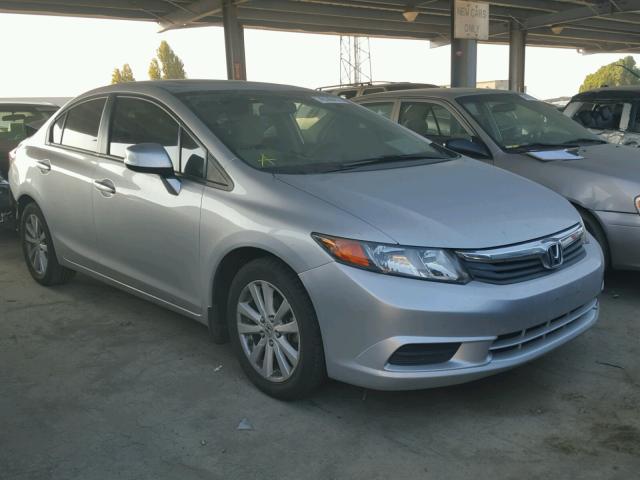 19XFB2F88CE388250 - 2012 HONDA CIVIC EX ვერცხლისფერი ფოტო 1
