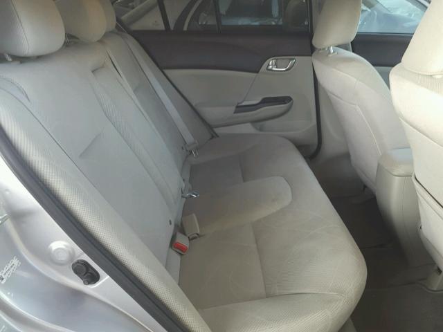 19XFB2F88CE388250 - 2012 HONDA CIVIC EX ვერცხლისფერი ფოტო 6
