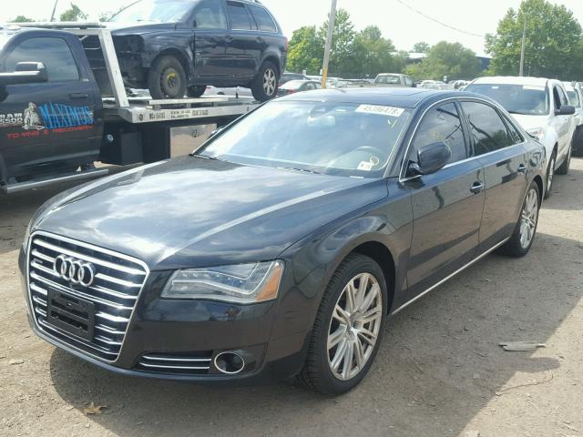 WAURMAFD8EN001433 - 2014 AUDI A8 L TDI 黑色 照片 2