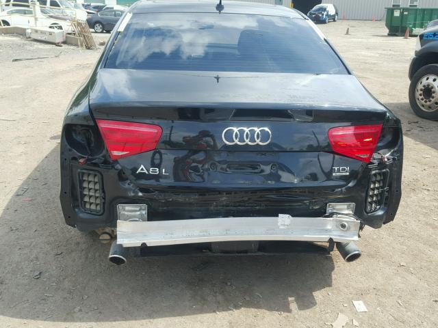 WAURMAFD8EN001433 - 2014 AUDI A8 L TDI 黑色 照片 9