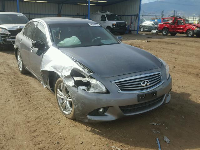 JN1DV6AP3CM701391 - 2012 INFINITI G25 GRAY photo 1