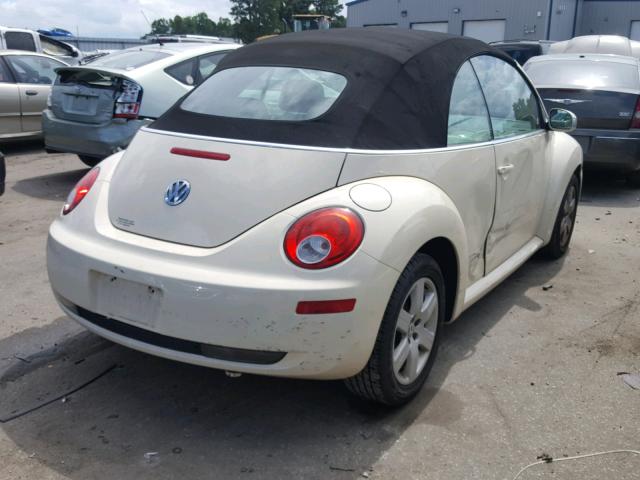 3VWRG31YX7M418952 - 2007 VOLKSWAGEN NEW BEETLE 白色 照片 4