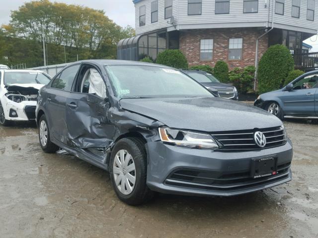 3VW267AJ6GM272189 - 2016 VOLKSWAGEN JETTA S GRAY photo 1