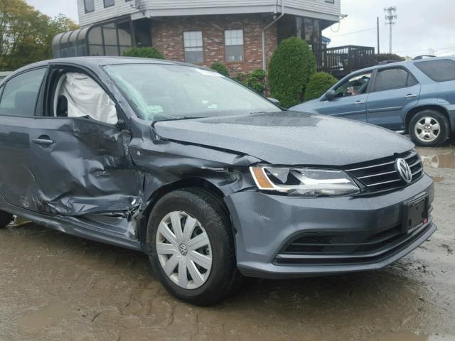 3VW267AJ6GM272189 - 2016 VOLKSWAGEN JETTA S GRAY photo 9