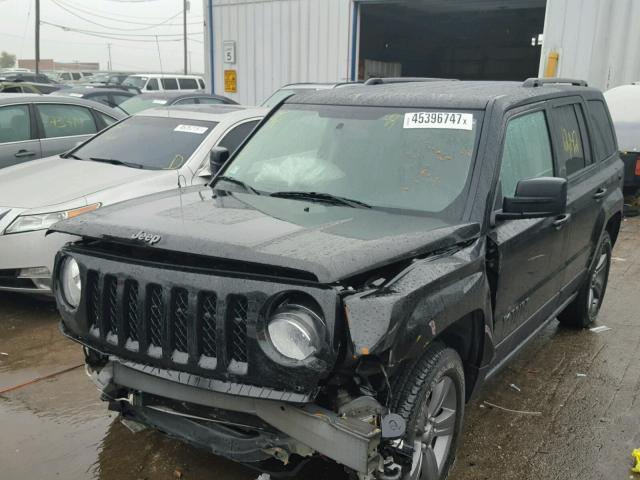 1C4NJRBB1GD597877 - 2016 JEEP PATRIOT SP BLACK photo 2