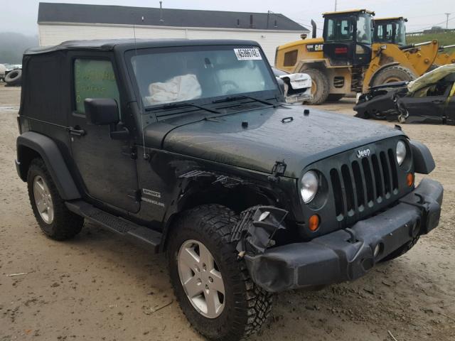 1J4AA2D10AL177173 - 2010 JEEP WRANGLER S GREEN photo 1