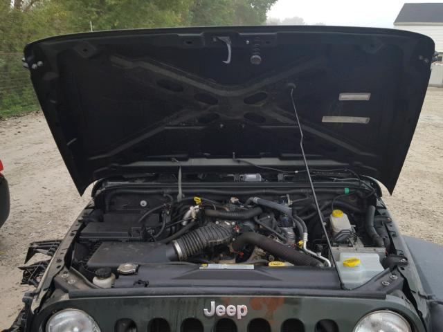 1J4AA2D10AL177173 - 2010 JEEP WRANGLER S GREEN photo 7