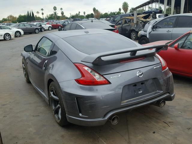 JN1AZ4EHXDM381065 - 2013 NISSAN 370Z BASE GRAY photo 3