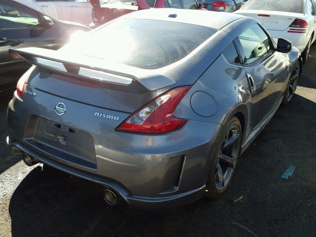 JN1AZ4EHXDM381065 - 2013 NISSAN 370Z BASE GRAY photo 4