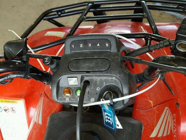 1HFTE2147B4200502 - 2011 HONDA TRX250 TE RED photo 8