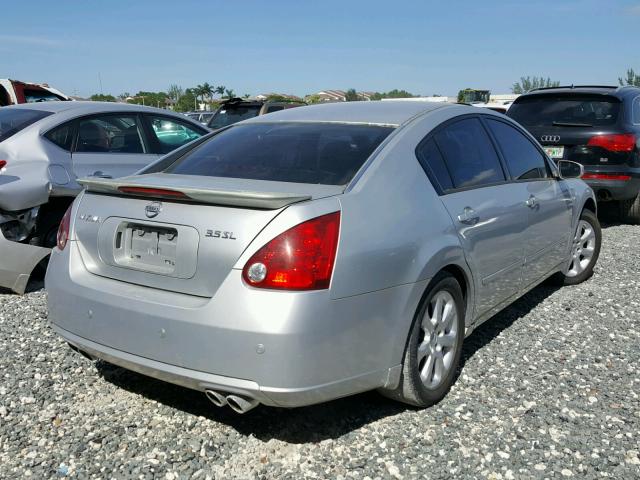 1N4BA41E37C861033 - 2007 NISSAN MAXIMA SILVER photo 4