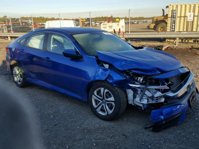 2HGFC2F54GH573927 - 2016 HONDA CIVIC LX BLUE photo 1