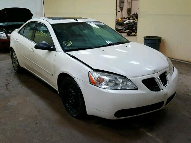 1G2ZH57N484194359 - 2008 PONTIAC G6 WHITE photo 1