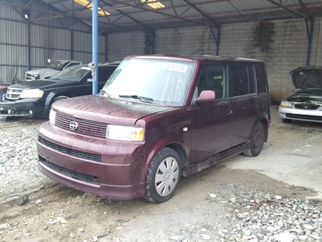 JTLKT324164044046 - 2006 TOYOTA SCION XB Granate foto 2
