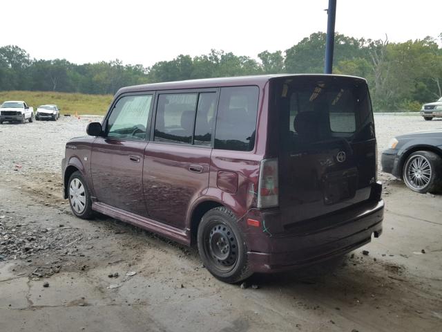 JTLKT324164044046 - 2006 TOYOTA SCION XB Granate foto 3